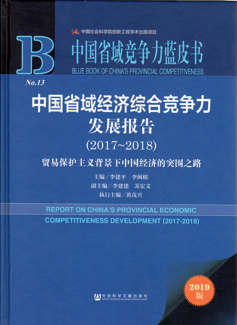 老太太操BB视频中国省域经济综合竞争力发展报告（2017-2018）